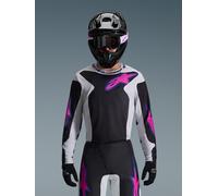 Alpinestars Camiseta Fluid Grid 2026 Black Light Gray Purple, Talla: XXL