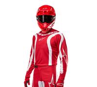 Alpinestars Camiseta Fluid Lurv 2024 Mars Red White, Talla: XXL