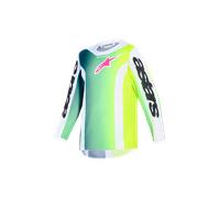 Alpinestars Camiseta Fluid Portl Juvenil 2026 Green White Black