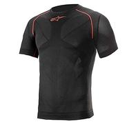 Camiseta Técnica Alpinestars Ride Tech V2 SS Summer Negro/RojoM/L Negro,Rojo