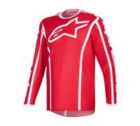 Alpinestars Camiseta Motocross Fluid Apex 2026 Rojo Blanco Off-Road