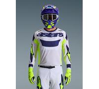 Alpinestars Camiseta Racer Air Riway 2026 Light Gray Yellow Fluo Blue, Talla: XL