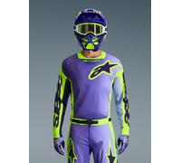 Alpinestars Camiseta Racer Portl 2026 Purple Yellow Fluo