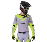 Alpinestars Camiseta Racer Veil 2025 Gray Yellow Fluo