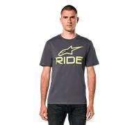 Alpinestars Camiseta Ride 4.0 CSF Charcoal Lime Black