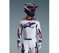 Alpinestars Camiseta Supertech AFD Vista 2026 White Purple Black, Talla: XXL