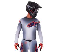 Alpinestars Camiseta Supertech Lipan 2025 Gray Orange Fluo