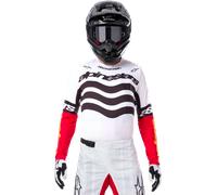 Alpinestars Camiseta Techstar Deep Edición Limitada Black White High Red, Talla: XL