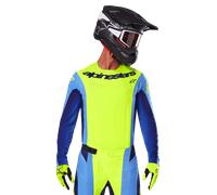 Alpinestars Camiseta Techstar Melt 2025 Yellow Fluo Blue