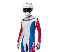 Alpinestars Camiseta Techstar Pneuma 2024 Blu Mars Red White
