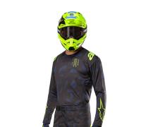 Alpinestars Camiseta Techstar Rantera 2024 Black Navy Yellow Fluo, Talla: XXL