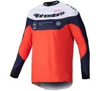 ALPINESTARS Camisetas Pro-Dura Navy / Hot Orange / White 2025 S