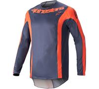 §Camiseta de Cross Alpinestars Techstar Arch Azul Marino Noche-Naranja§