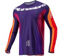 ALPINESTARS Camisetas Techstar Pneuma Deep Purple / Orange / Deep Blue 2024 XL