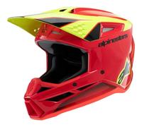 Alpinestars Supertech S-M3 Fray, casco motocross juvenil L male Rojo/Amarillo Neón/Negro