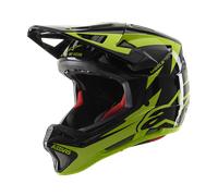 Alpinestars Casco Missile Tech Airlift Integral Black Yellow Fluo Glossy