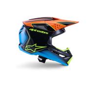 Alpinestars Casco S-M3 Fray ECE 22.06 Black Orange Yellow Fl G
