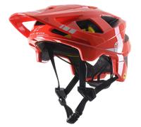 Alpinestars Casco Vector Tech A2 MTB ECE Bright Red Light Gray Glossy