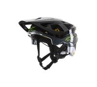 Alpinestars Casco Vector Tech Pilot Ce Black White Cool Gray Glossy