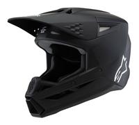 Alpinestars SM3 Solid Casco de motocross juvenil, negro, tamaño M