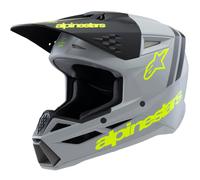ALPINESTARS Cascos S-M3 Youth Radium Grey / Black / Yellow Fluor Matt 2025 M