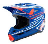 ALPINESTARS Cascos S-M3 Youth Wurx Blue / Red / White / Black 2025 L