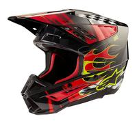 ALPINESTARS Cascos S-M5 Rash Dark Gray / Bright Red Glossy 2024 M