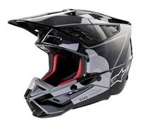ALPINESTARS Cascos S-M5 Rover 2 Black / Silver Glossy 2024 XL