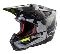 ALPINESTARS Cascos S-M5 Rover 2 Dark Gray / Yellow Fluo Glossy 2024 M
