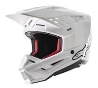 Casco Supertech M5 Solid MX ALPINESTARS Blanco