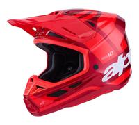 Alpinestars S-M7 Core Casco de motocross, rojo, tamaño 2XL para Hombres
