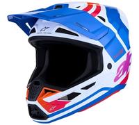 ALPINESTARS Cascos S-M7 Core White / Blue / Pink Glossy 2026 S