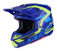 ALPINESTARS Cascos S-M7 Deed Blue / Yellow Fluo 2026 M