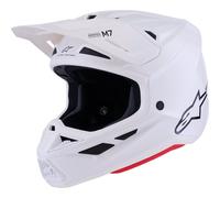 Alpinestars Casco de motocross S-M7 Blanco Talla 2XL para hombre
