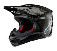 ALPINESTARS Cascos Supertech M10 Solid FIM Gloss Black / Carbon 2026 L