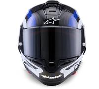 ALPINESTARS Cascos Supertech R10 Arius Black / White / Blue Glossy XL