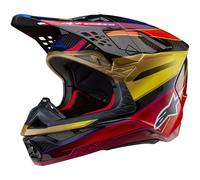 ALPINESTARS Cascos Supertech S-M10 Gold Yellow / Rio Red Glossy 2024 S