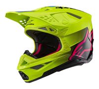 Alpinestars Supertech S-M10 Unite, casco de motocross M male Amarillo Neón/Negro/Fucsia
