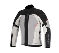 Alpinestars - cazadora moto Ares Goretex, color negro/gris/rojo, talla S