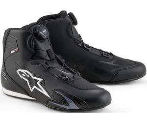 Alpinestars Celer Zapatillas de motociclismo, Negro/Blanco, Talla 7,5