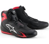 Alpinestars Celer Zapatillas de motociclismo, negro/rojo, Talla 8