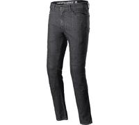 Alpinestars Cerium Denim Tech Pantalones Textiles de Moto, negro, tamaño 40 para Hombres