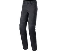 Alpinestars Cerium Tech-Stretch Riding Vaqueros de moto, negro, tamaño 40 para Hombres
