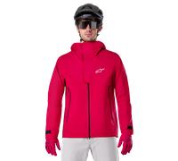 Alpinestars A-Dura Elite Chaqueta de bicicleta impermeable, rojo, Talla S
