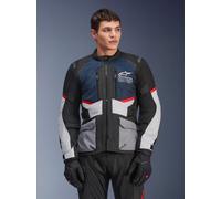 Alpinestars Chaqueta Andes Air Drystar® Deep Blue Black Ice Gray, Talla: XL