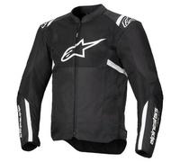 Alpinestars T-Sps Air V2 Chaqueta Textil Moto, negro-blanco, tamaño 2XL para Hombres
