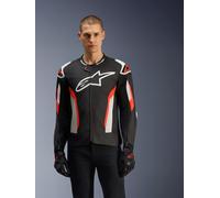 Alpinestars Chaqueta T-GP Air Black Red Fluo