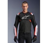 Chaqueta Alpinestars T-SPS Air v2 en Negro, Blanco, Rojo fluor. M