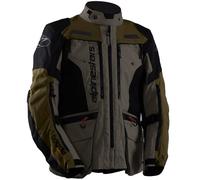Alpinestars Bogota Pro Drystar® chaqueta textil impermeable para motocicletas, oliva, Talla 3XL