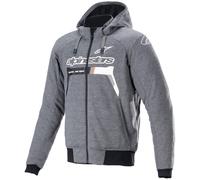 Chaqueta Alpinestars Chrome Ignition Gris oscuro mezcla y blanco XXL